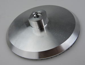 Tépőzáras alumínium tányér 100 mm fibertárcsához