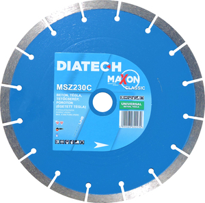 Maxon szegmenses CLASSIC 230x22,2x10 mm gyémánt vágótárcsa