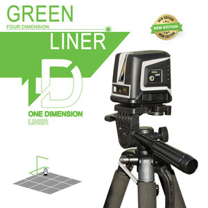Green Liner 1D szintező zöld keresztlézer készlet
