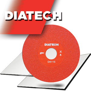 Diatech üvegvágó- és csiszolótárcsa 115x30x22,2 mm