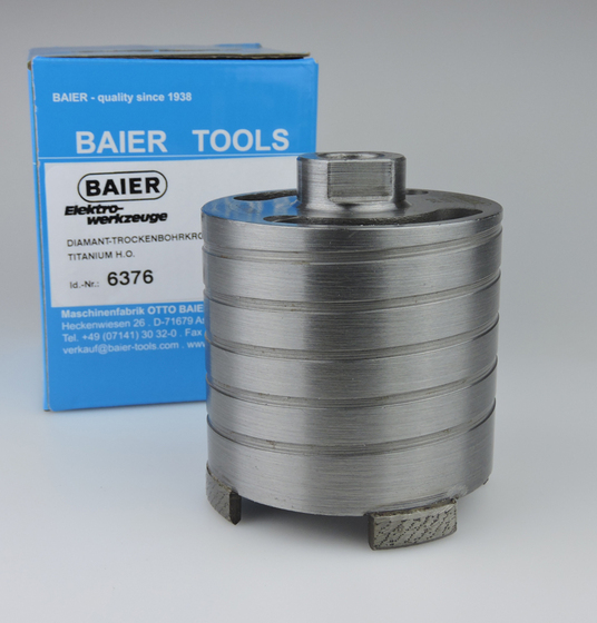 Baier Titanium dobozfúró ∅82, M16 befogatás