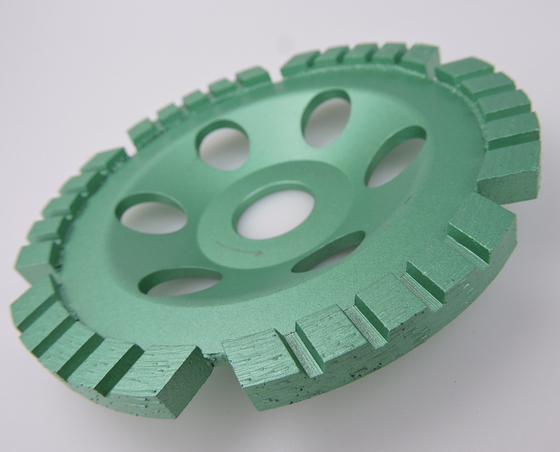 CCW-PLUS 125x22,2x(7+2) mm gyémánt csiszolótárcsa, zöld