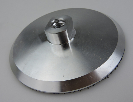 Tépőzáras alumínium tányér 100 mm fibertárcsához