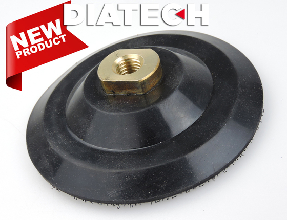 Tépőzáras gumitányér 125 mm fibertárcsához, puha