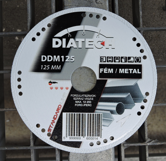 Diatech fém vágótárcsa 125x1,55x22,2 mm