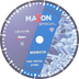 Maxon fém 230x3x22,2 mm vágótárcsa